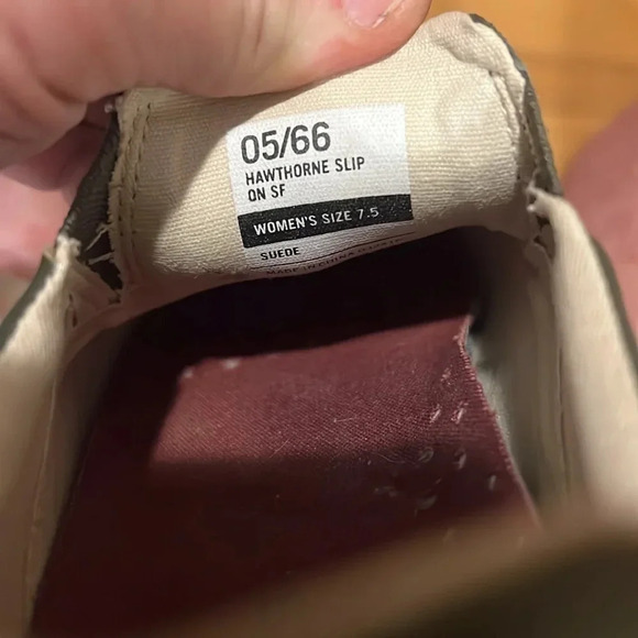 SeaVees Hawthorne WOMENS Slip On Green Cushy memory foam sneaker 7.5 - Picture 7 of 7